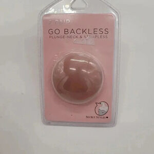 New in the package go backless nipple covers one size one pair beige color